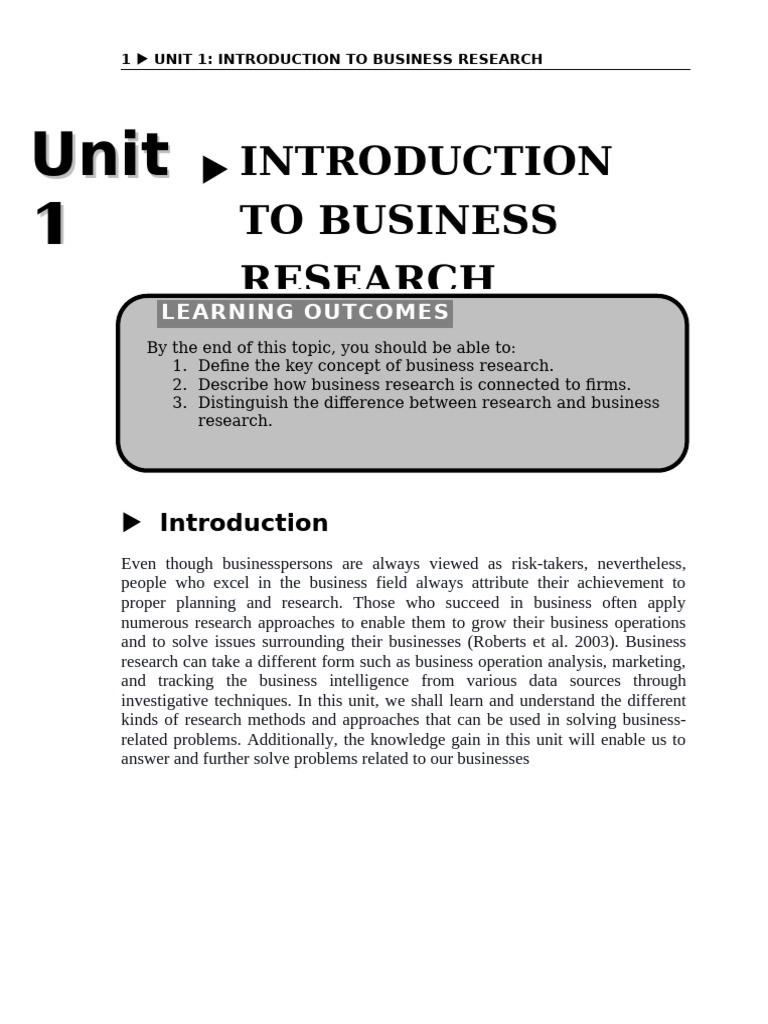 Business Research Methods Overview | PDF | Methodology | Quantitative ...