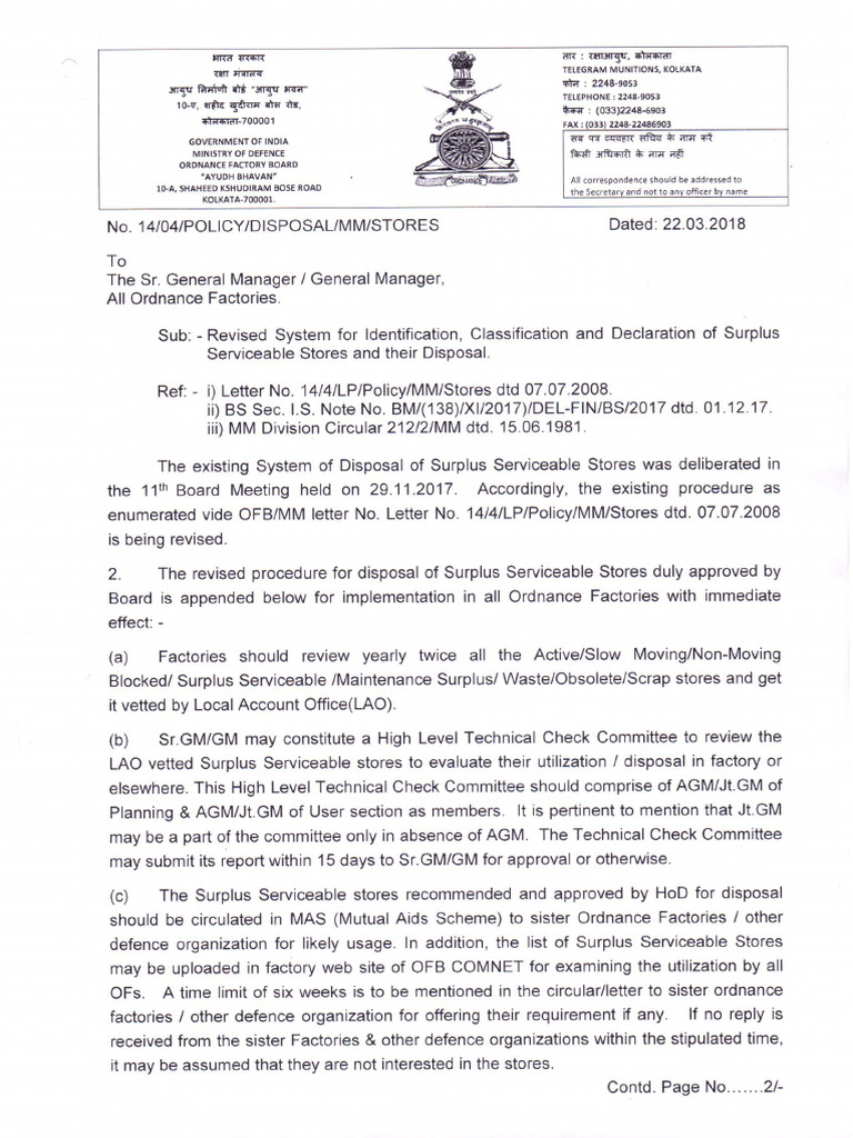 MM - Disposal of Scrap | PDF