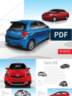 Brochure Toyota Yaris 2009