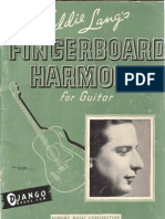 Eddie Lang Fingerboard Harmony For Guitar