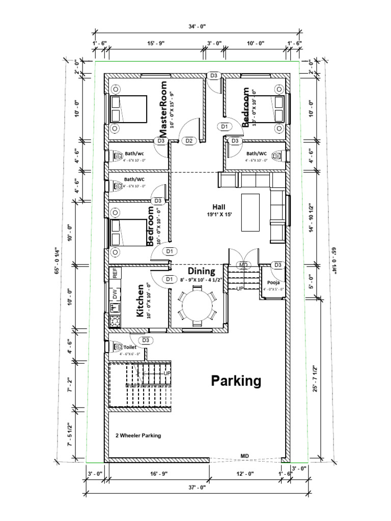 Room Dimensions and Layout Plan | PDF