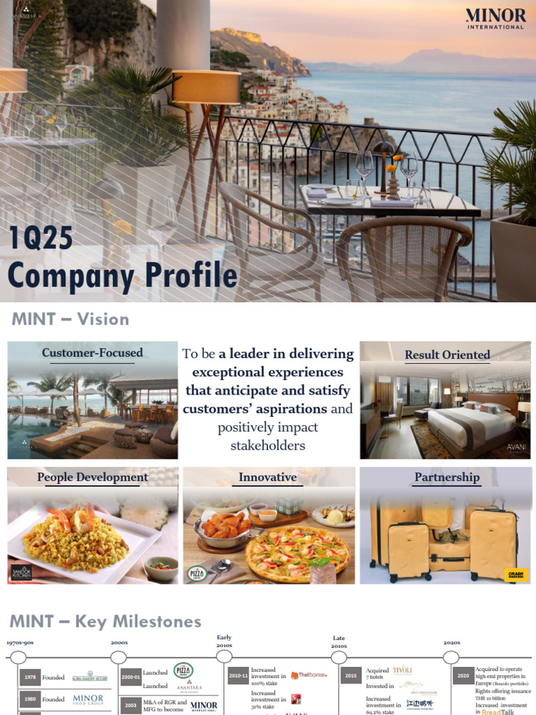Minor International Company Profile Q1 2025 | PDF | Hospitality ...