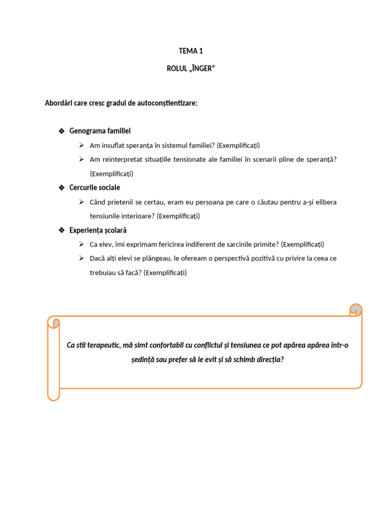 Roluri Terapeutice | PDF