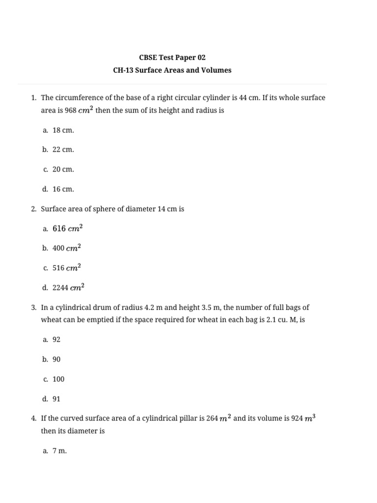 s5PWvqWfZgFOUCUTTVMb | PDF | Sphere | Area