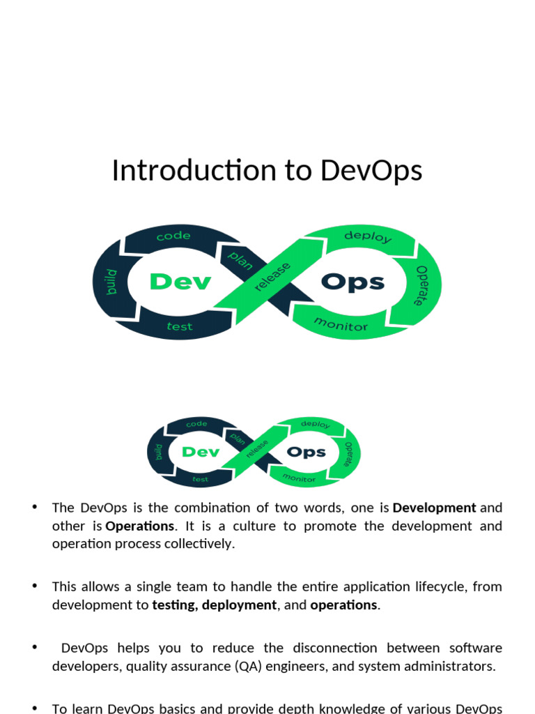 Introduction To DevOps | PDF | Software Development | Computer Engineering