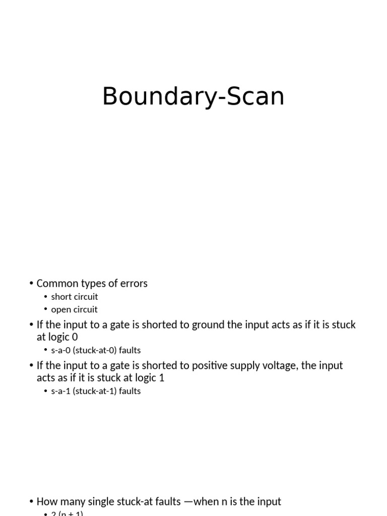 Boundary-Scan Testing Techniques Explained | PDF | Digital Technology ...