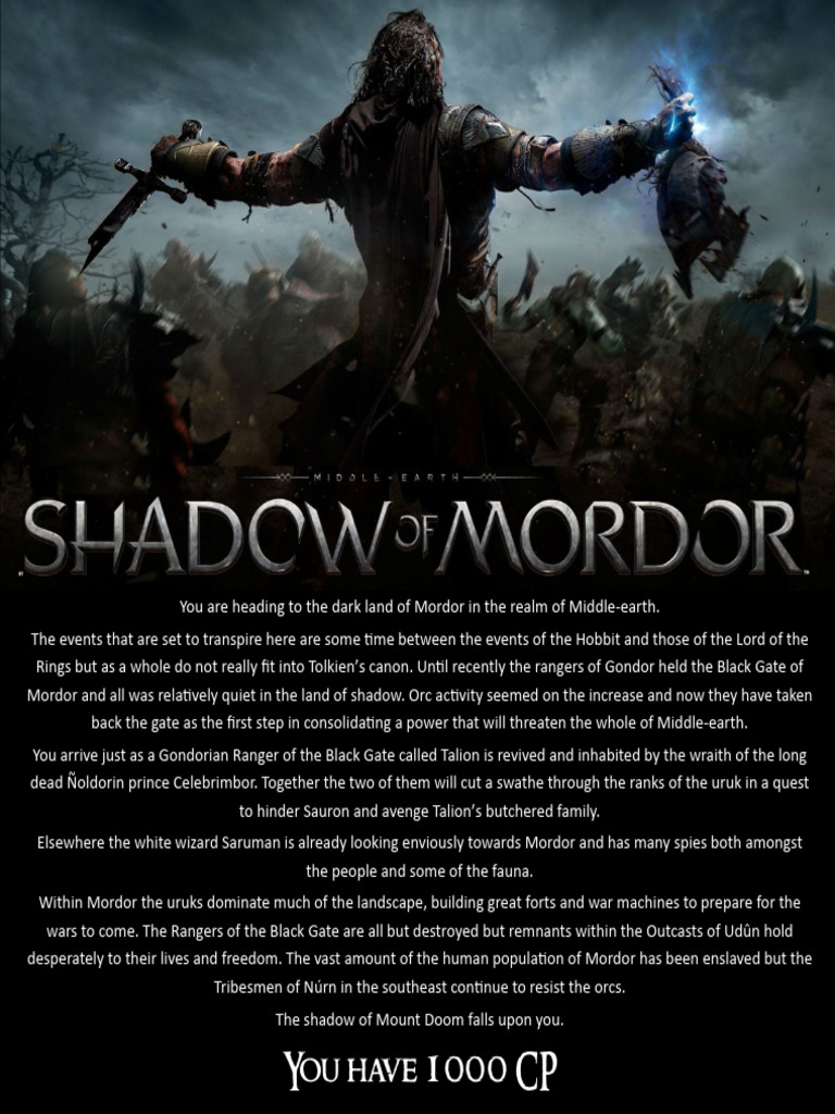 Explore Mordor: Rangers, Uruks, and Tribesmen | PDF | Fantasy | Middle ...