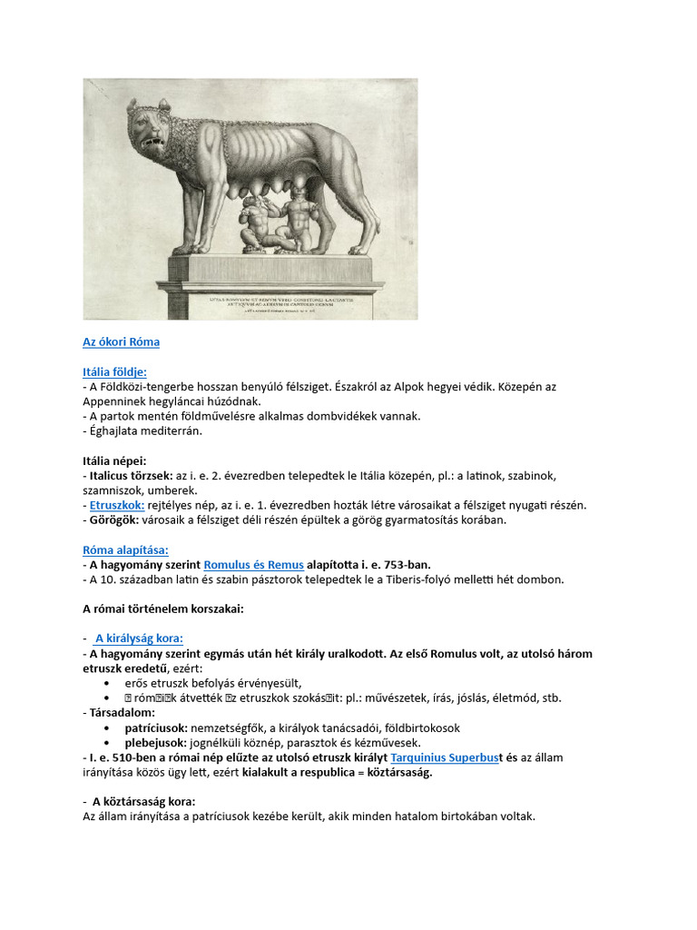 Az Ókori Róma | PDF