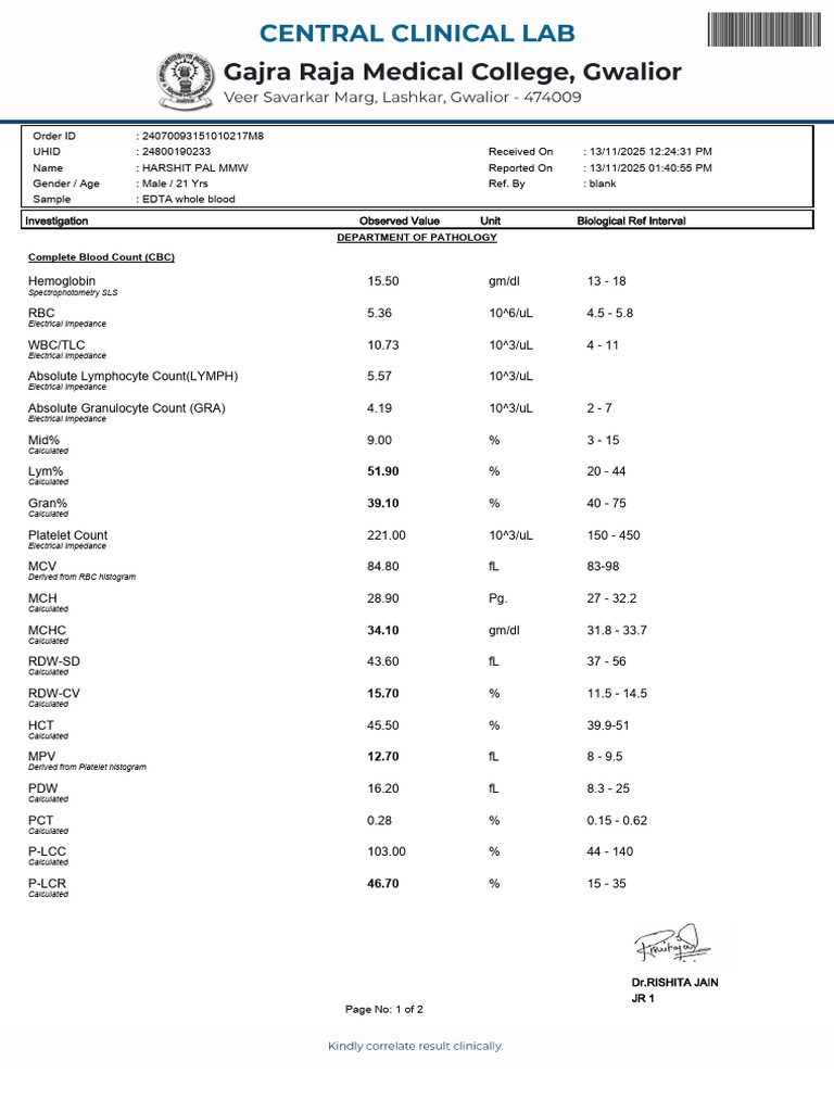70093151010217M8 Harshit Pal MMW 0 11 13 2025 8 25 49 Am | PDF | Tissue ...
