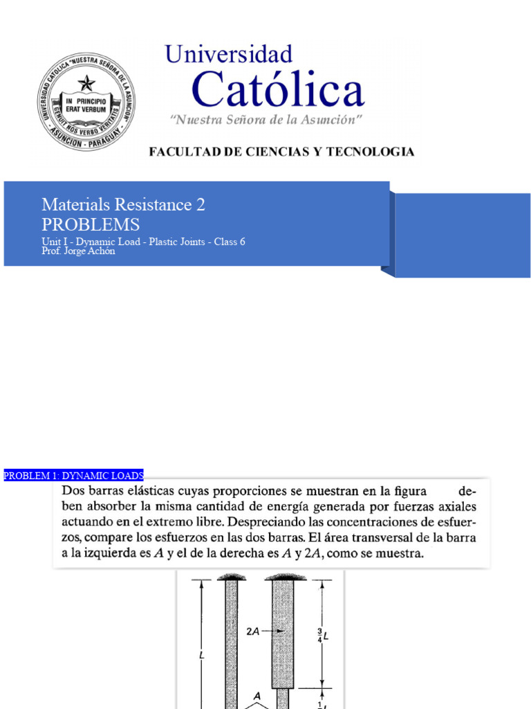 Dynamic Load Solutions in Materials Resistance | PDF | Beam (Structure ...
