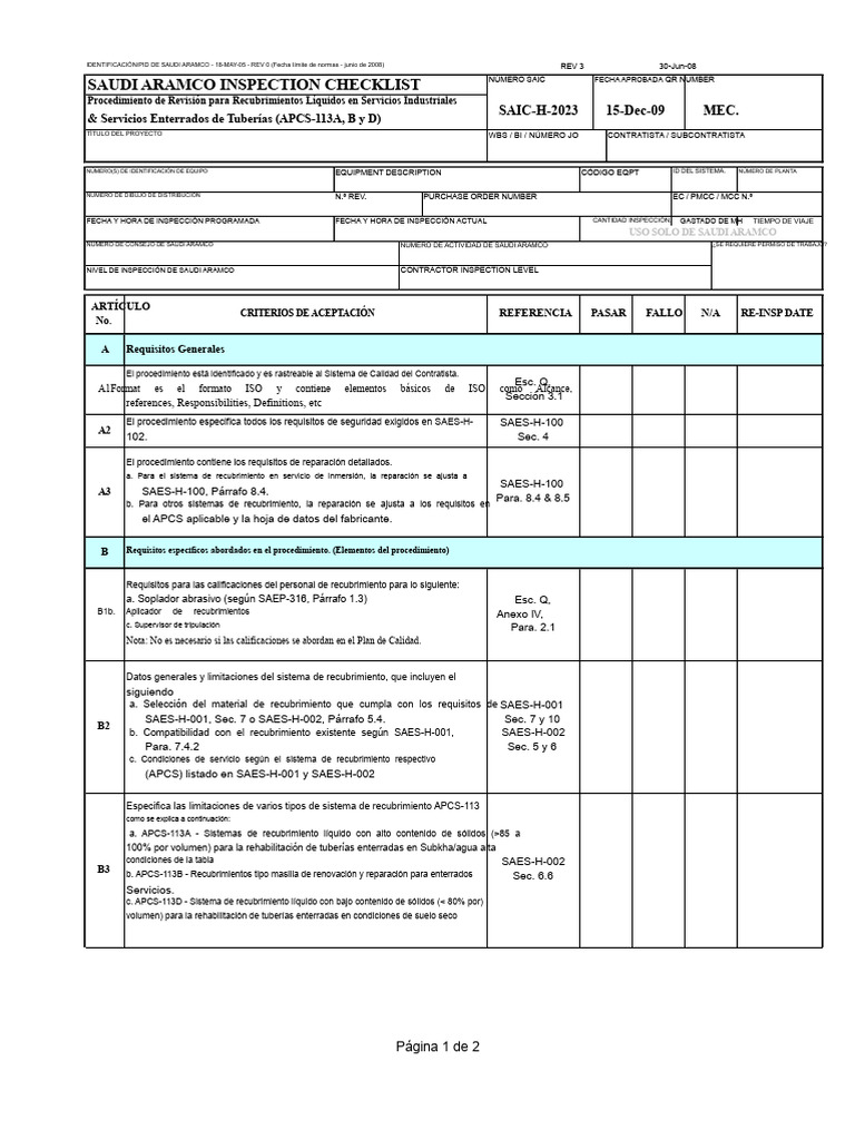 SAIC-H-2023 | PDF