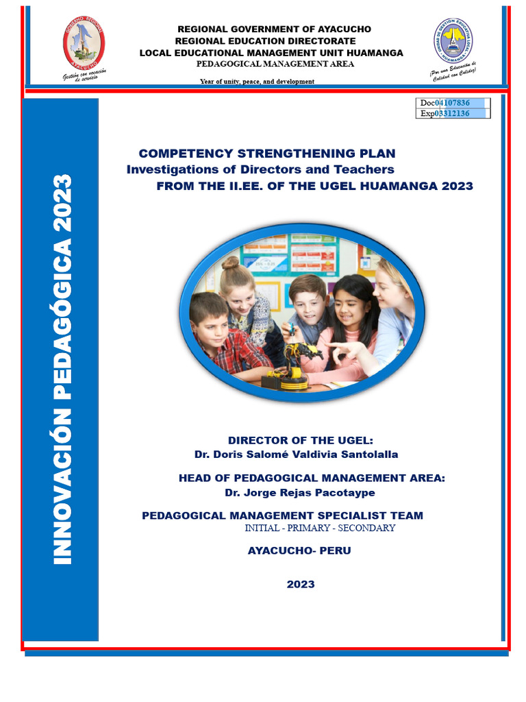Competency Strengthening Plan 2023 | PDF | Pedagogy | Innovation