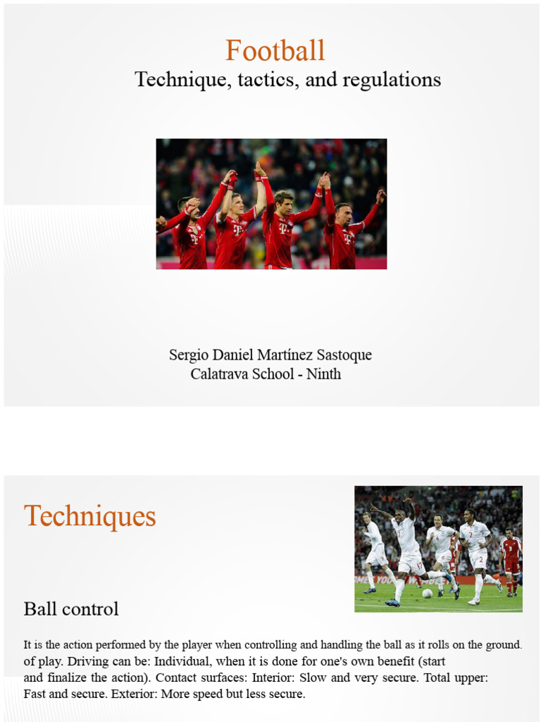 Football Techniques, Tactics, and Rules | PDF | Association Football ...