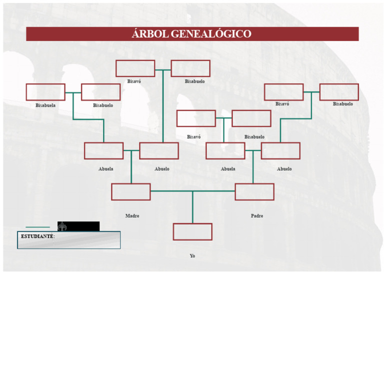 Molde Árbol Genealógico | PDF