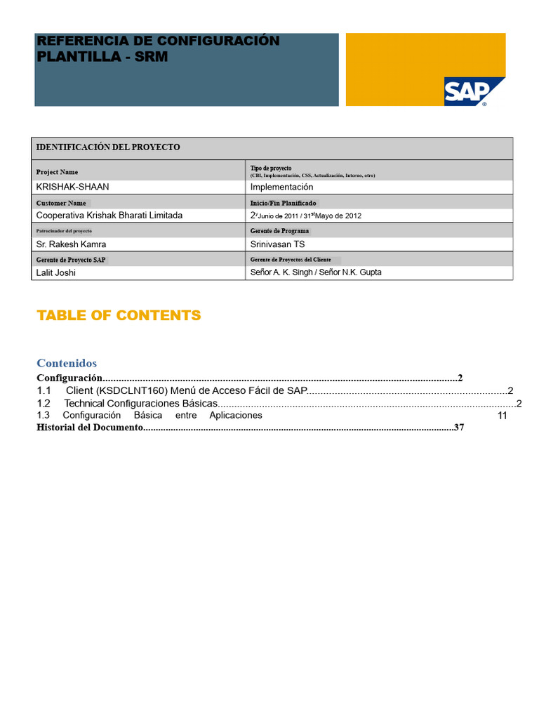 Guía de Configuración SAP SRM 2023 | PDF | Informática