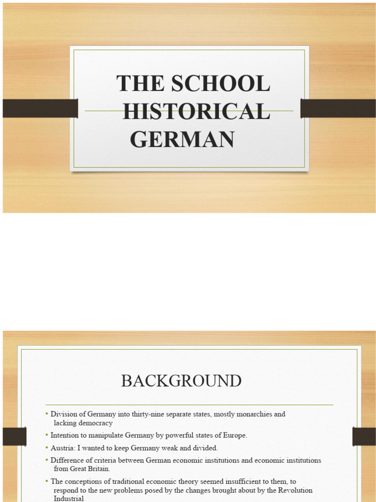 German Historical School of Economics | PDF | Germany | World Politics