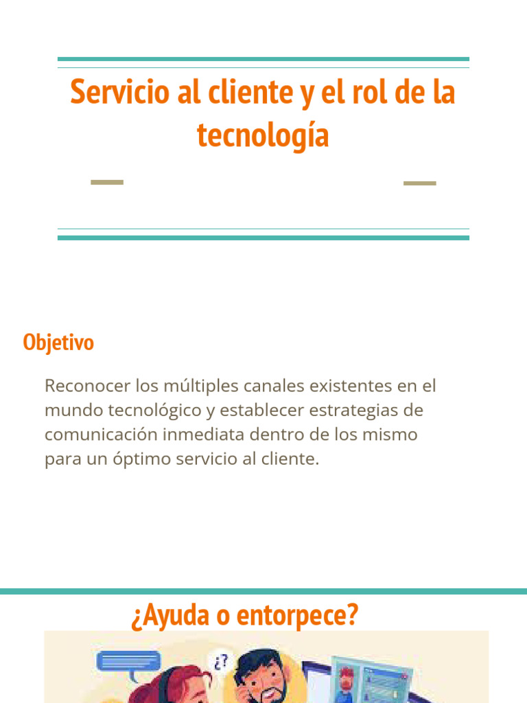 Servicio Al Cliente y El Rol de La Tecnología | PDF | Gestión de la ...