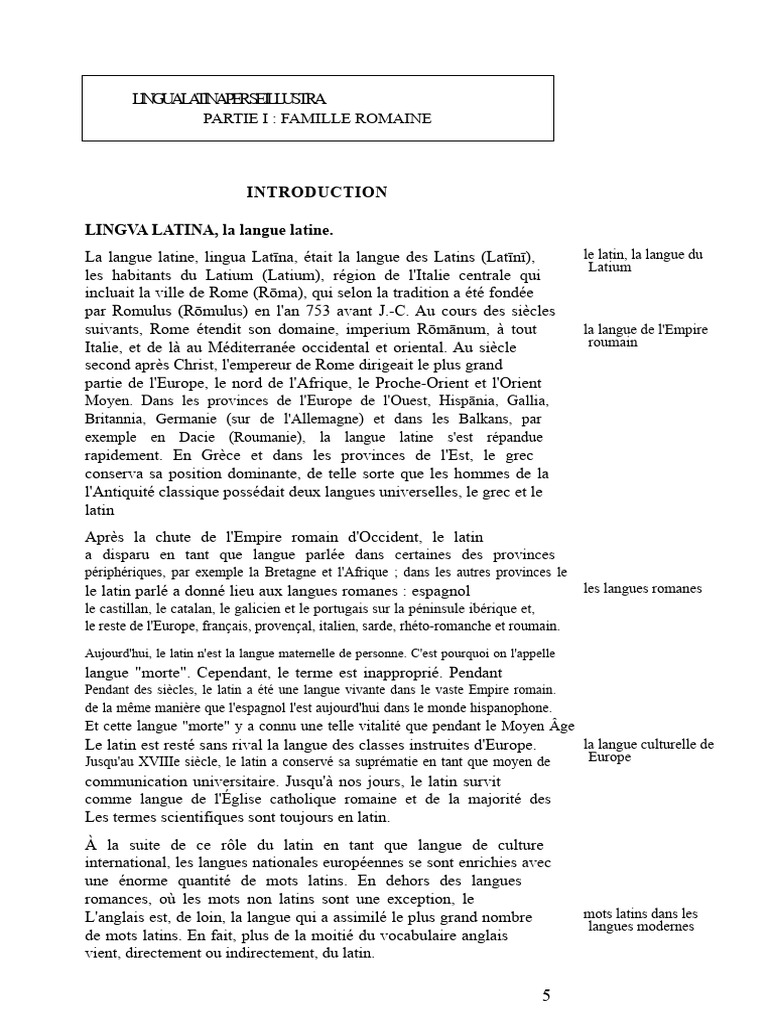 Histoire et Prononciation du Latin | PDF | Latin | Accent tonique