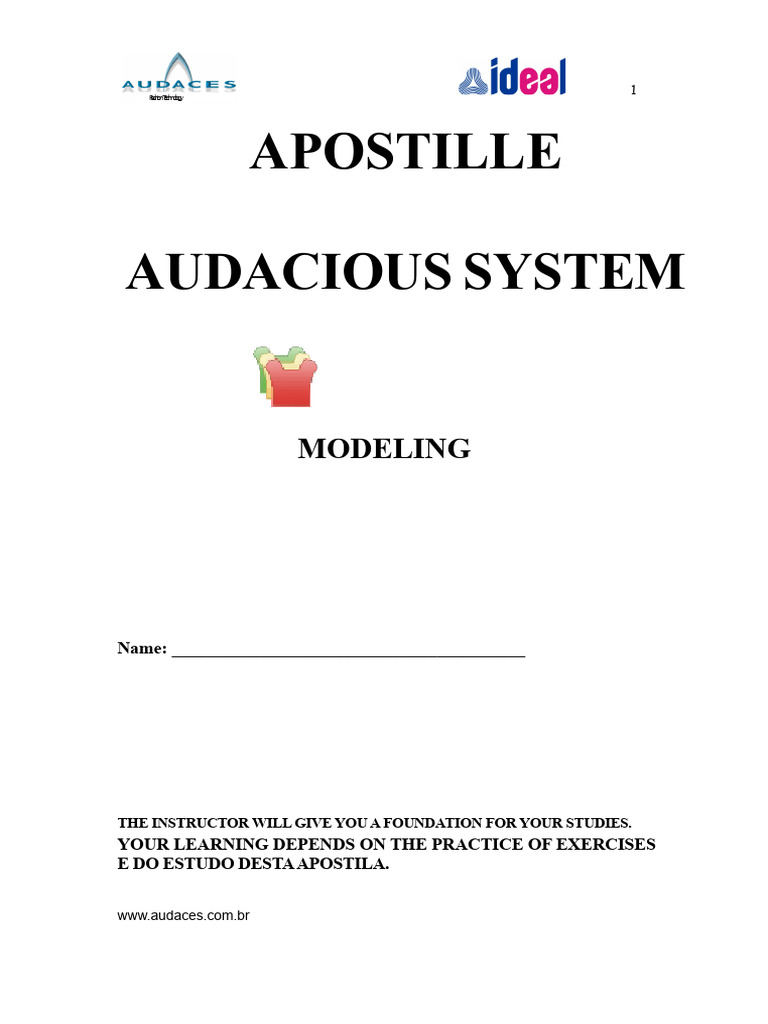 Unified Audaces Handbook | PDF | Computer File | Control Key