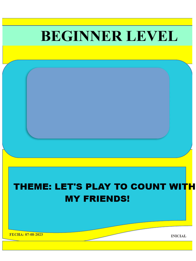 We Played Counting With My Friends | PDF | Learning | Cognition