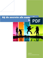 85 de Secrete Ale Oamenilor Fericiti