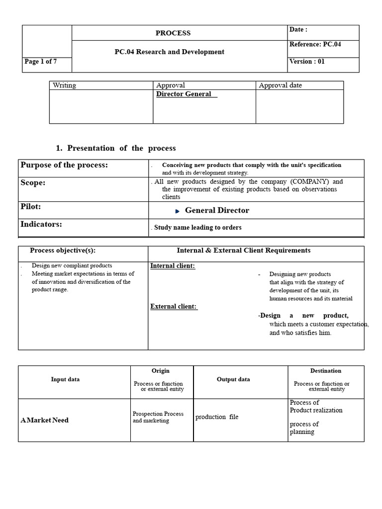 R&D Process for New Product Development | PDF | Personal Computers ...