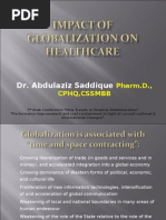 Download Impact of Globalization on Healthcare by zsaddique SN9520795 doc pdf