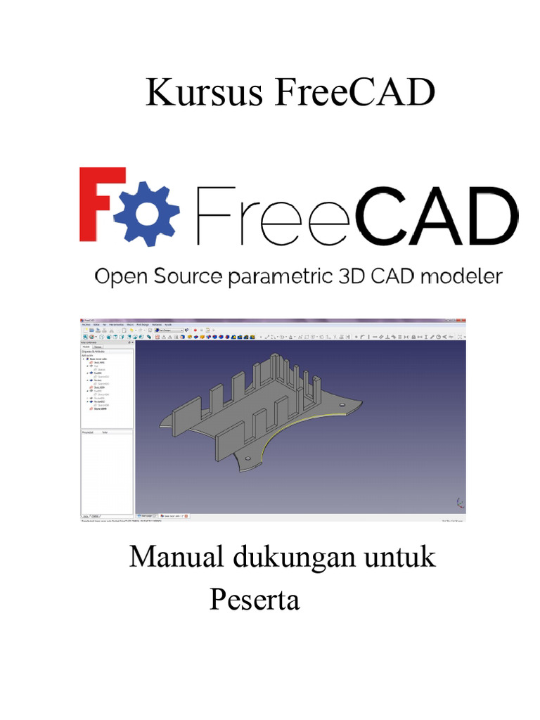 Panduan Lengkap Kursus FreeCAD | PDF