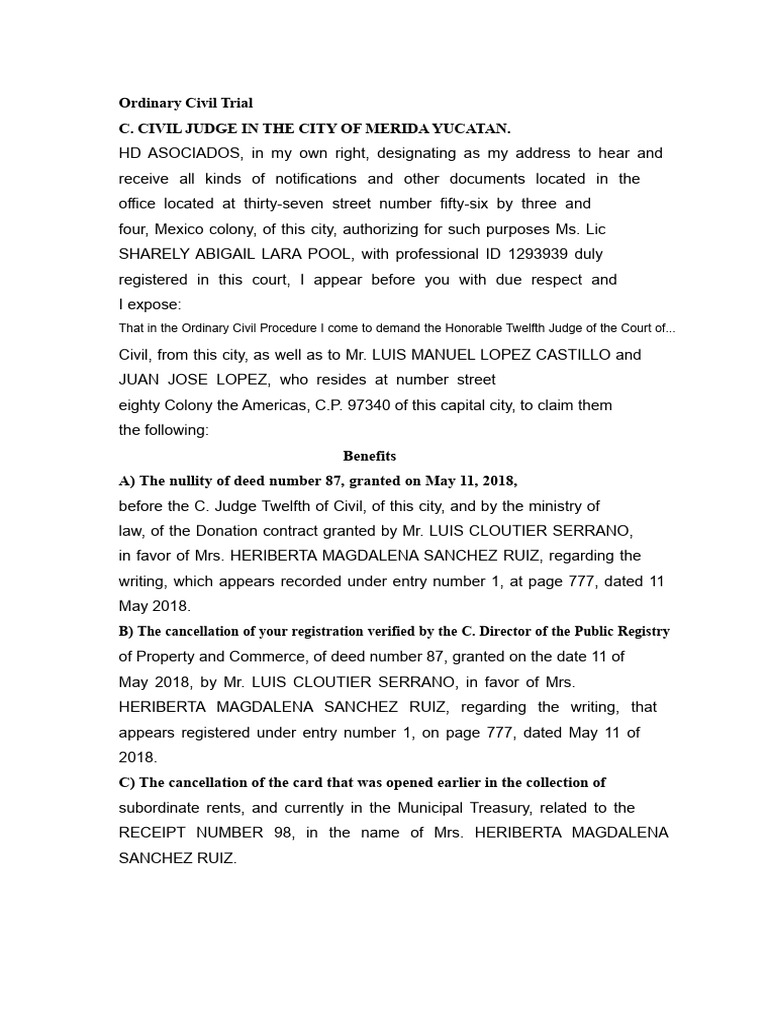 Ordinary Civil Trial | PDF | Lawsuit | Justice