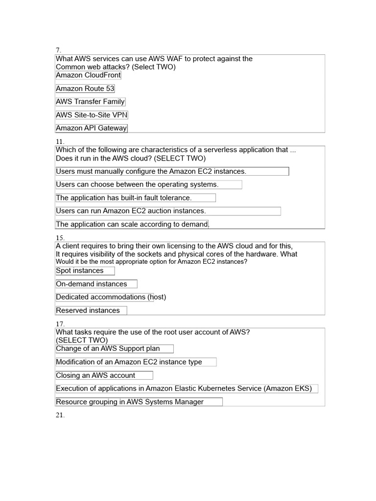 AWS Services and Features Overview | PDF | Amazon Web Services | Computing