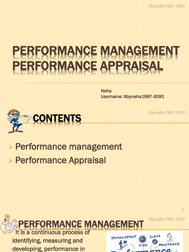 Performance Management and Appraisal Guide | PDF | Performance ...