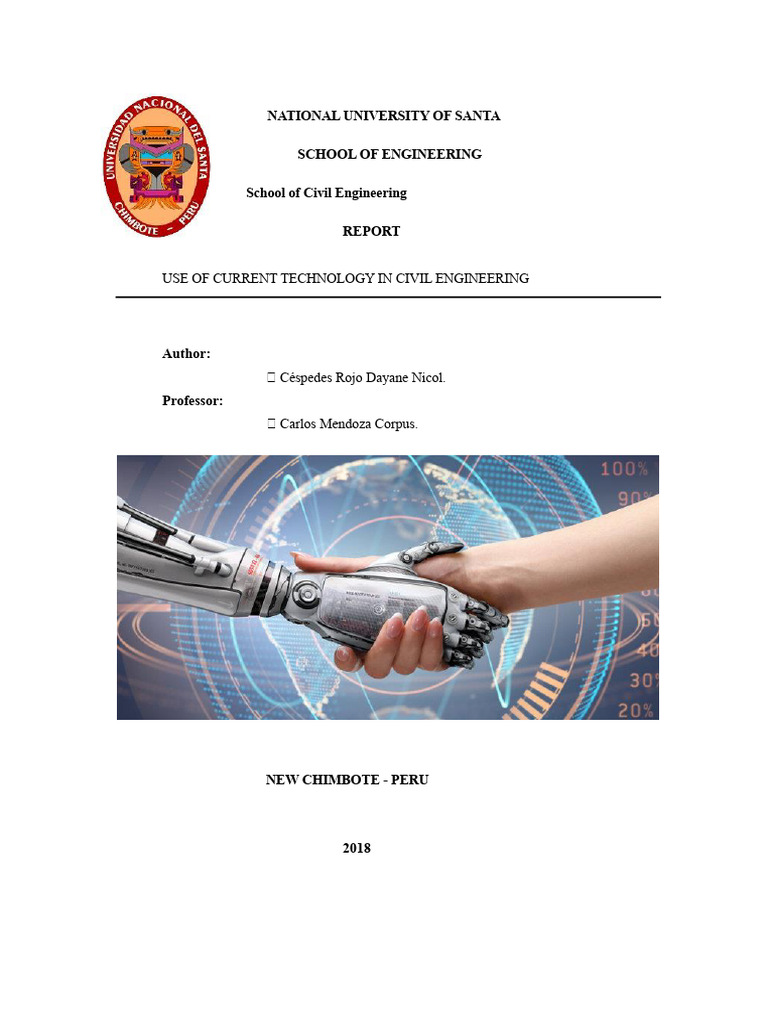 Uses of Current Technology in Civil Engineering | PDF | Iron Age ...