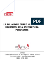 La Igualdad Entre Mujeres y Hombres Una Asignatura Pendiente 1 to 28