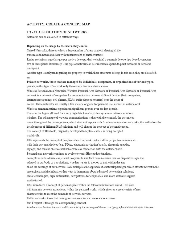 Classification of Computer Networks | PDF | Computer Network | Local ...