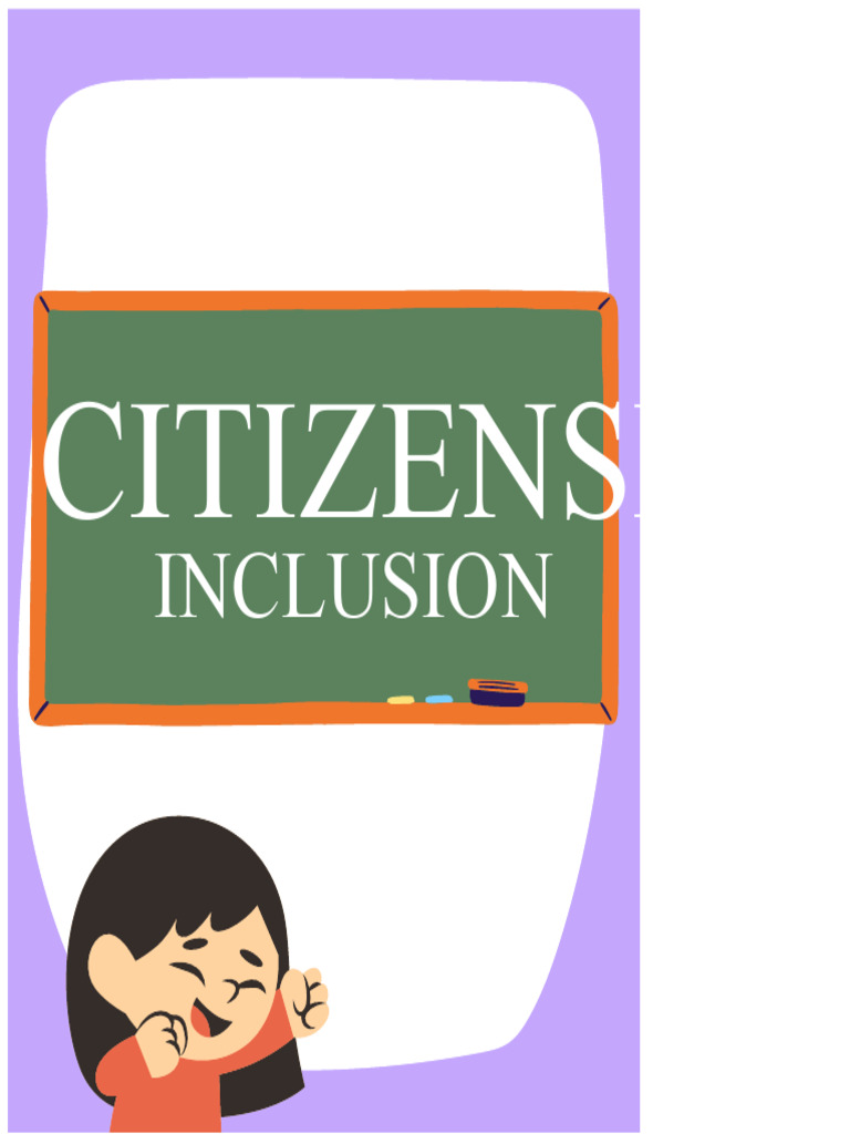 Citizenship and Inclusion | PDF | Poetry | Rapping