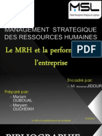 MRH & Performance de L'entreprise