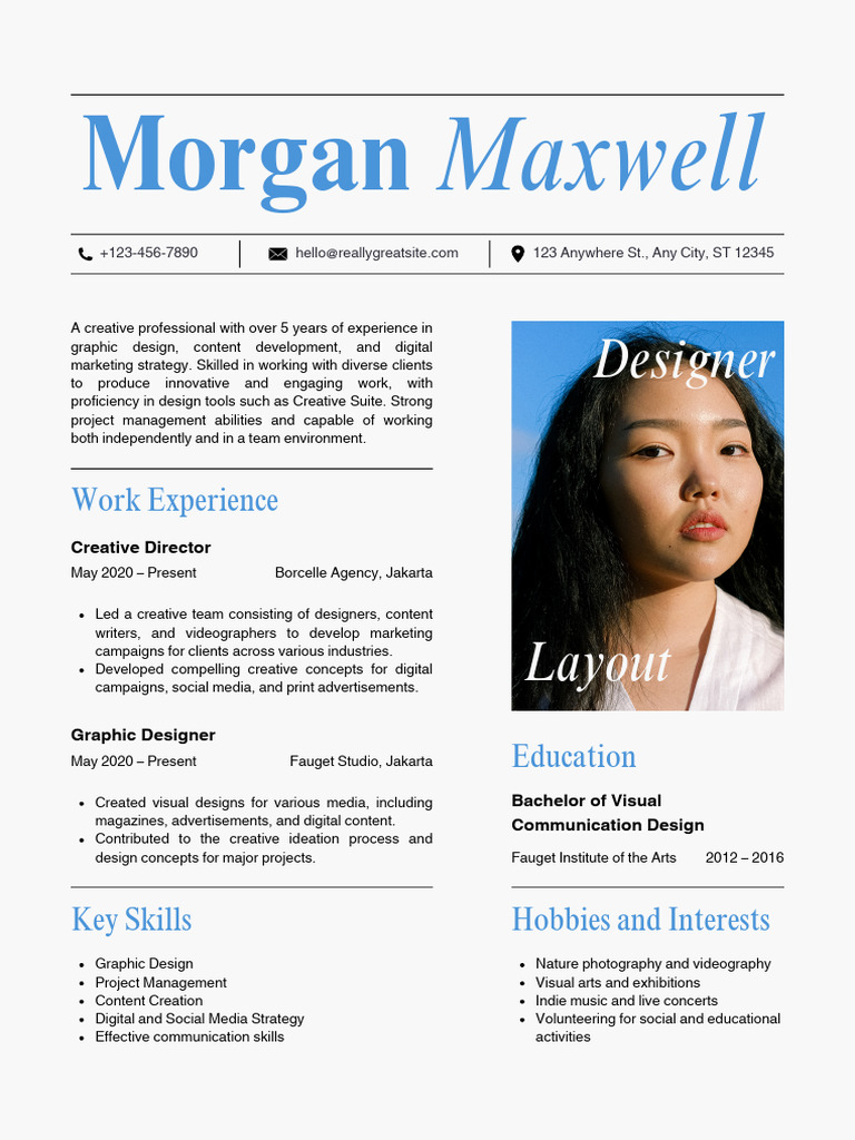 Creative Graphic Designer Profile | PDF