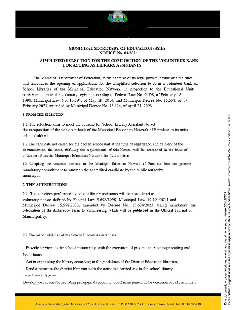 Notice 03_2024 (Permanent) - Library Assistants | PDF