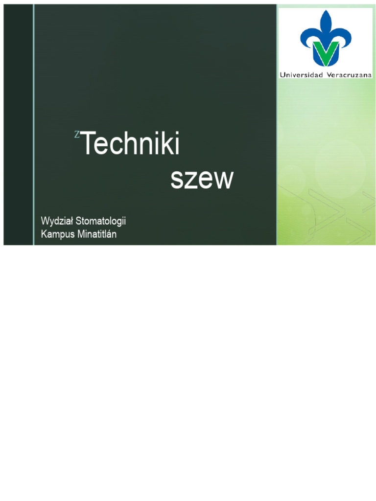 Techniki Szycia | PDF