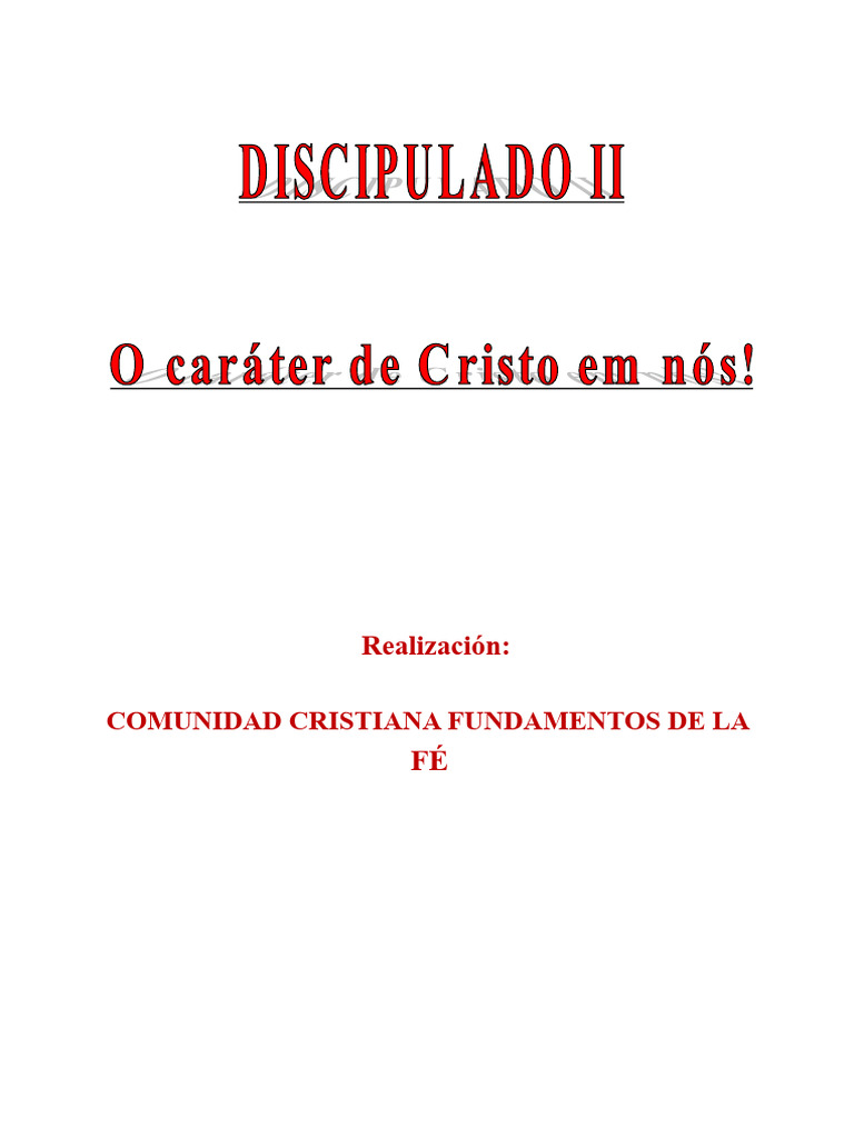 Fundamentos de la Fe Cristiana | PDF | Moralidad | Cristo (título)
