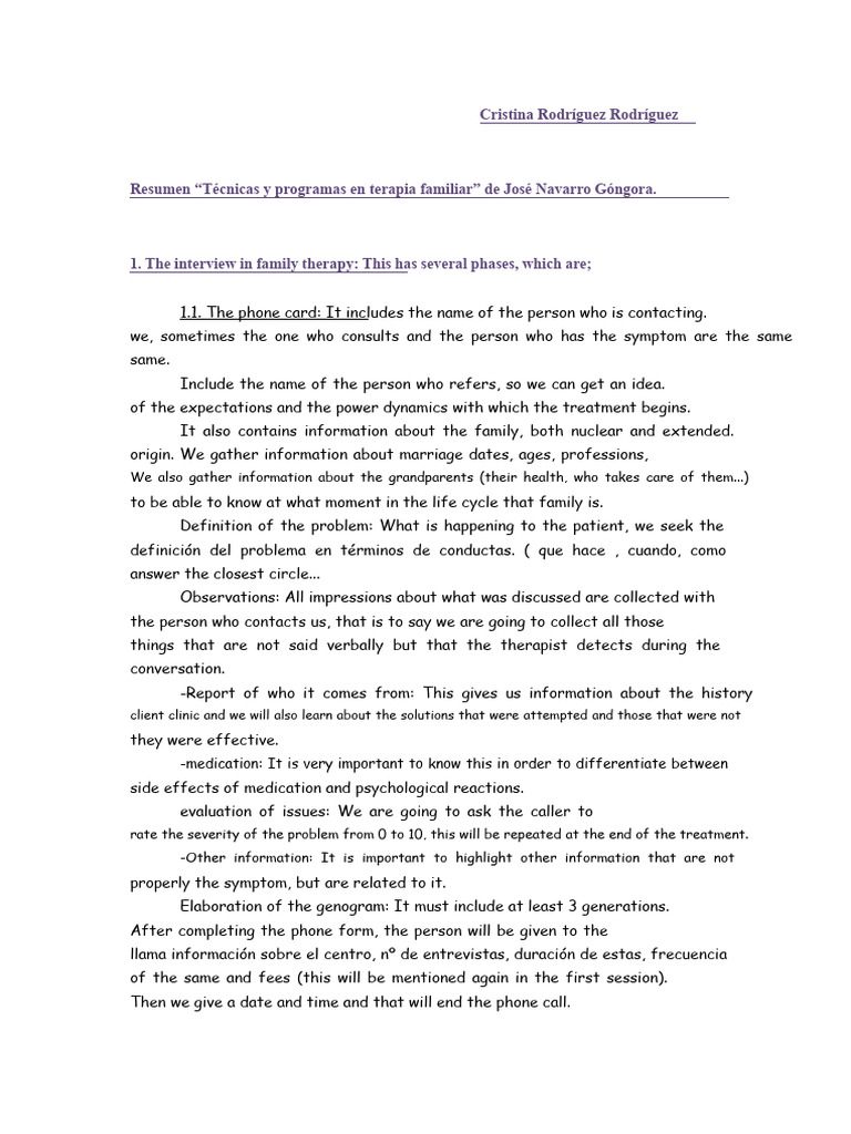 Family Therapy Techniques Overview | PDF | Psychotherapy | Family Therapy