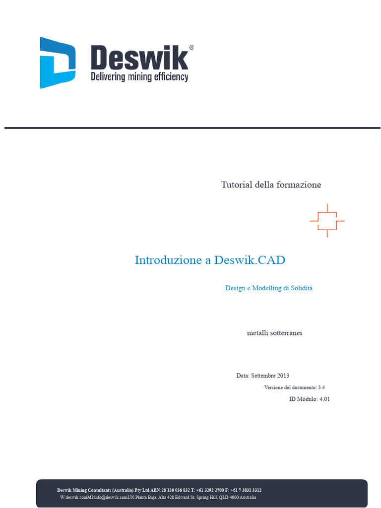 Manual Deswik | PDF