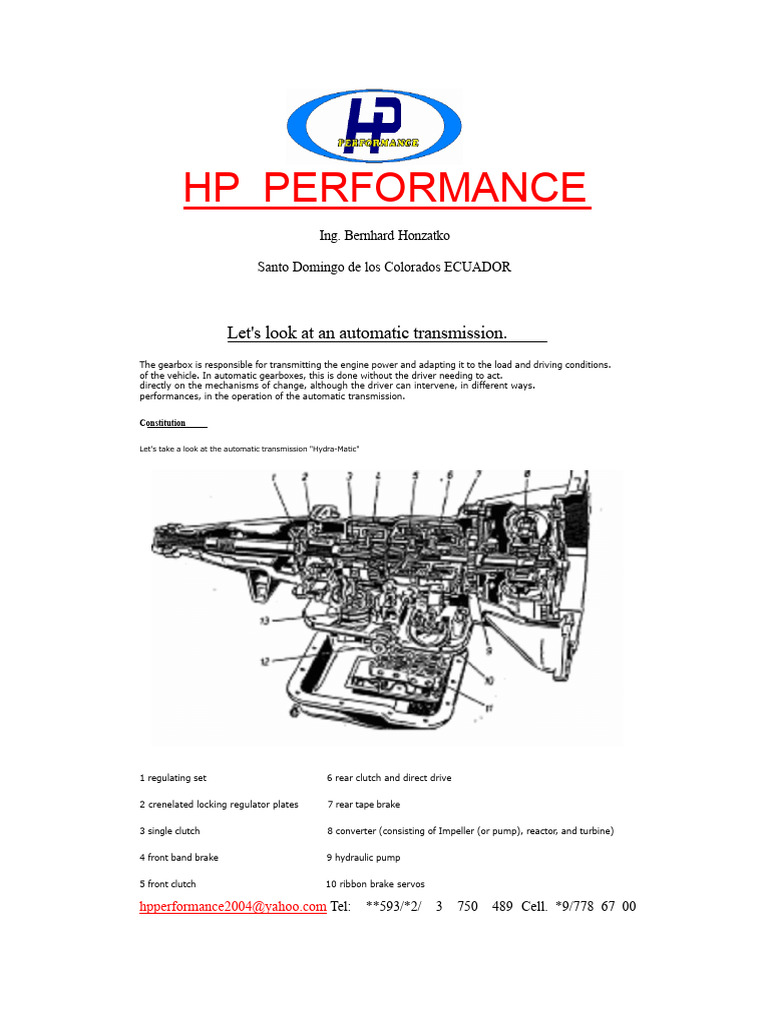Understanding Automatic Transmissions | PDF | Automatic Transmission ...