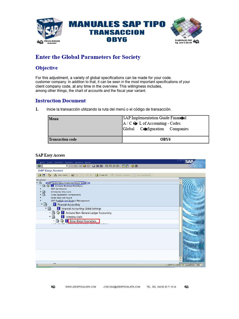 Global Parameters Setup in SAP | PDF | Exchange Rate | Value Added Tax