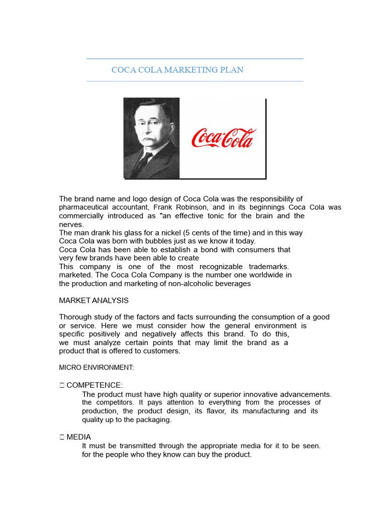 Coca Cola Marketing Strategy Overview | PDF | Brand | Marketing