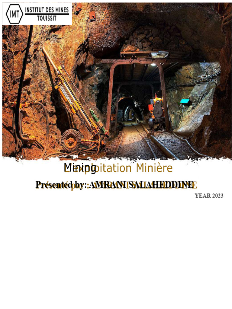 Comprehensive Overview of Mining Processes | PDF | Mining | Topography