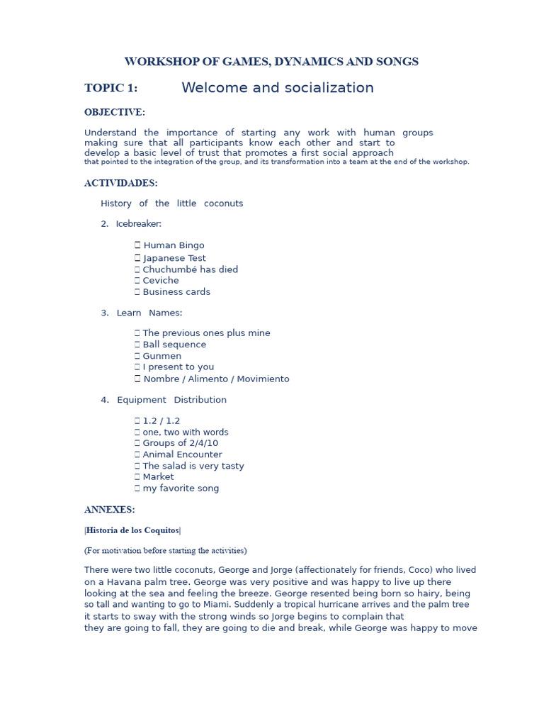 DYNAMICS Workshop | PDF