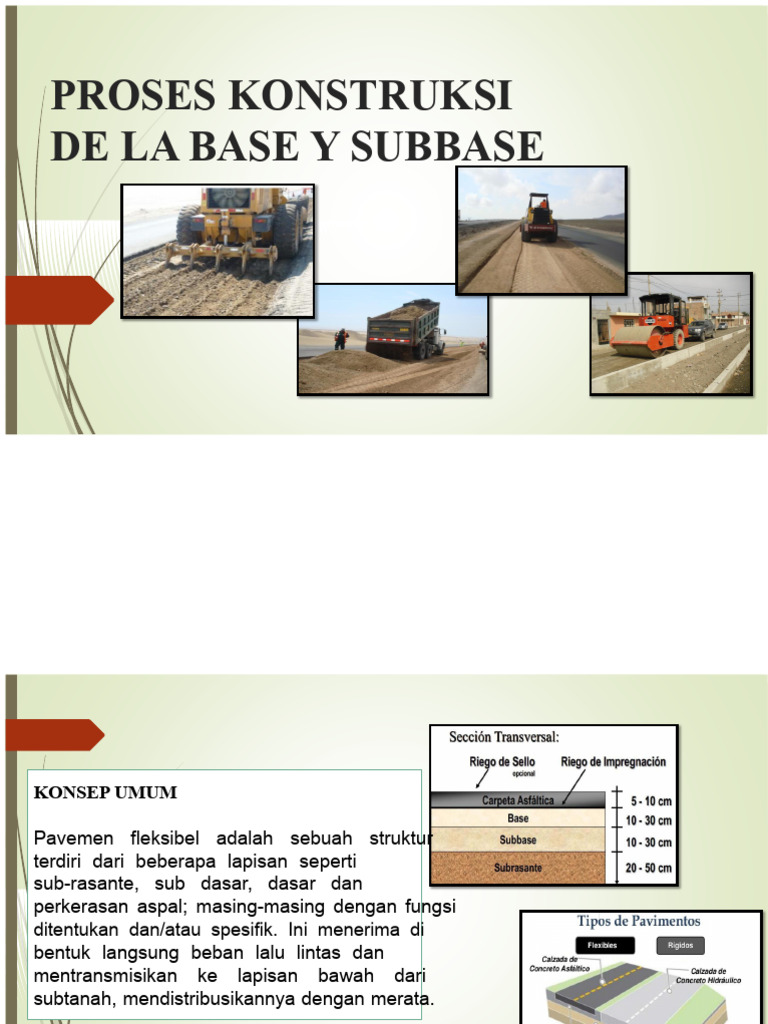 Proses Konstruksi Sub-Basis Jalan | PDF