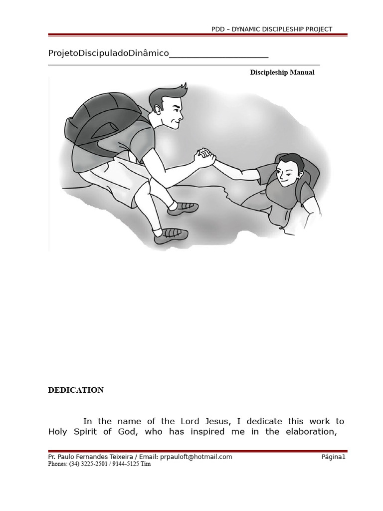 Dynamic Discipleship Manual Guide | PDF | Disciple (Christianity) | Baptism