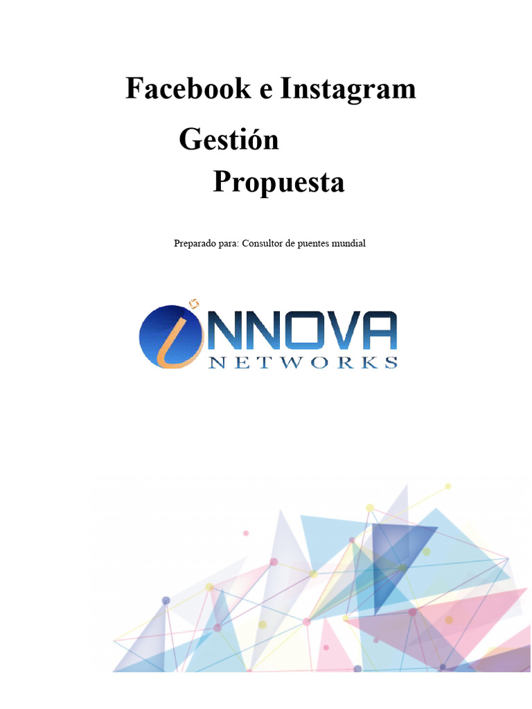 Muestra de Propuesta de Marketing en Facebook | PDF | Marketing | Facebook